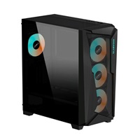 BAZAR GIGABYTE case GB-C301G V2, Mid Tower, 1xUSB-C 3.2, 2xUSB 3.0, ARGB Hub, 4x 120mm ARGB Fan, černá (POŠKOZENÝ OBAL)