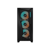 BAZAR GIGABYTE case GB-C301G V2, Mid Tower, 1xUSB-C 3.2, 2xUSB 3.0, ARGB Hub, 4x 120mm ARGB Fan, černá (POŠKOZENÝ OBAL)