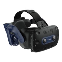 HTC Vive Pro 2 HMD brýle pro virtuální realitu, 2x 2448x2448px 5K rozlišení, 120Hz, FOV 120°, černá/modrá