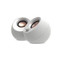 BAZAR - Creative PEBBLE V3, stolní 2.0 reproduktory s USB-C a Bluetooth 5.0 - bílé - Poškozený obal (Komplet)