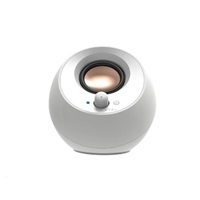 BAZAR - Creative PEBBLE V3, stolní 2.0 reproduktory s USB-C a Bluetooth 5.0 - bílé - Poškozený obal (Komplet)