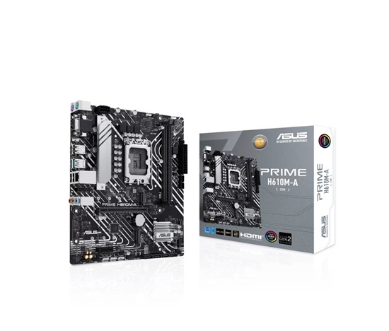BAZAR - ASUS MB Sc LGA1700 PRIME H610M-A-CSM, Intel H610, 2xDDR5, 1xDP, 1xHDMI, 1xVGA, mATX (Bez příslušenství)