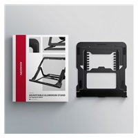 AXAGON STND-LAB, hliníkový stojan pro notebooky 10"-17.3", nastavitelná výška, černý