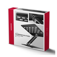 AXAGON STND-LQB, hliníkový HQ stojan pro notebooky 10"-17.3", nastavitelná výška a úhel, černý