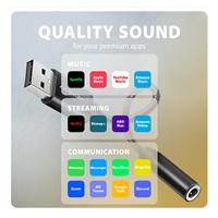 AXAGON ADA-HA, USB-A na 3.5mm jack Hi-Res DAC audio adaptér, 384kHz/32bit, stereo