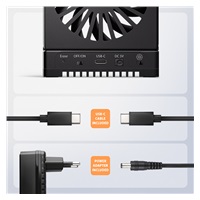 AXAGON ADSA-M2C44, USB4 dokovací stanice pro 4× M.2 NVMe SSD s funkcí klonování
