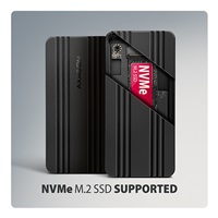 AXAGON EEM2-40G, USB-C 40Gbps externí box pro M.2 NVMe SSD, zesílený hliník