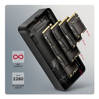 AXAGON EEM2-40G, USB-C 40Gbps externí box pro M.2 NVMe SSD, zesílený hliník