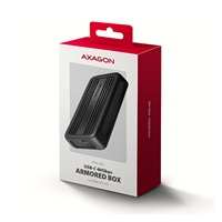 AXAGON EEM2-40G, USB-C 40Gbps externí box pro M.2 NVMe SSD, zesílený hliník