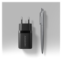 AXAGON ACU-PQ33, GaN nabíječka do sítě 33W, USB-A + USB-C, PD3.0/PPS/QC4+/SFC2.0/Apple, černá