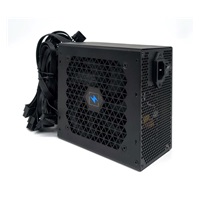 BAZAR - 1stCOOL skříň Rainbow 4, Mid Tower, ATX, AU, Průhledná bočnice, 4x 120mm Fan, 650W, 88+, Černá, poškozený obal