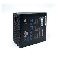 BAZAR - 1stCOOL skříň Rainbow 4, Mid Tower, ATX, AU, Průhledná bočnice, 4x 120mm Fan, 650W, 88+, Černá, poškozený obal