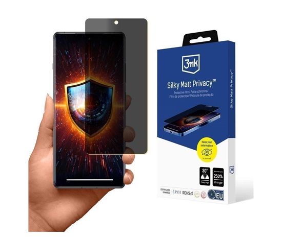 BAZAR - 3mk ochranná folie Silky Matt Privacy pro OnePlus 13 (poškozený obal)