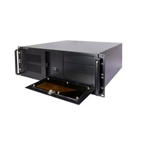 BAZAR - 1stCOOL IPC serverová skříň 4U-450, 19" Rack Black, bez zdroje, poškozený obal