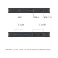 Club3D KVM Switch, 2xUSB-C na HDMI, 4K60Hz, PD 100W