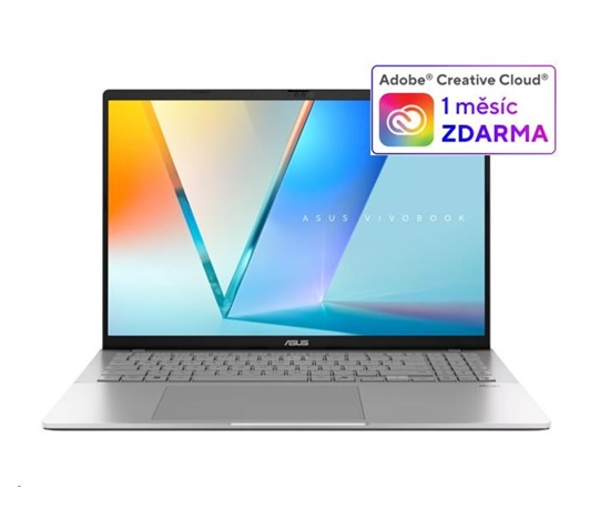 ASUS NTB Vivobook S 16 (M3607KA-OLED009W), AI 7 350, 16" 1920x1200, 32GB, 1TB SSD, Radeon, W11 Home, Cool Silver