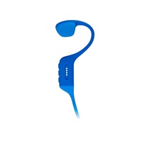 EVOLVEO bezdrátová sluchátka BoneMax MP3 32GB, na lícní kosti, IPX8, modrá