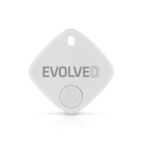 EVOLVEO TrackTag, Bluetooth lokátor s Apple Find My, bílý