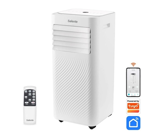 Salente SummerICE7, chytrá mobilní klimatizace, 7000 BTU, WiFi+Bluetooth, dálk. ovl.