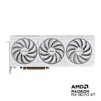 ASUS VGA AMD RADEON RX 9070 XT PRIME 16GB OC WHITE, RX 9070 XT, 16GB GDDR6, 3xDP, 1xHDMI