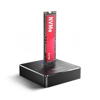 AXAGON ADSA-M2C11, USB-C 10Gbps dokovací stanice pro 1× M.2 NVMe/SATA SSD
