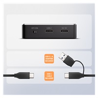 AXAGON ADSA-M2C11, USB-C 10Gbps dokovací stanice pro 1× M.2 NVMe/SATA SSD