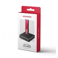 AXAGON ADSA-M2C11, USB-C 10Gbps dokovací stanice pro 1× M.2 NVMe/SATA SSD