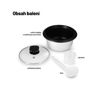 BAZAR - Lauben Rice Cooker Square 1000WB - Poškozený obal (Komplet)