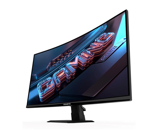 BAZAR - GIGABYTE LCD - 27" Gaming monitor GS27QCA, Prohnutý VA 1500R, 2560x1440 QHD, 180Hz, 5000:1, 250cd/m2, 1ms, 2xHDM