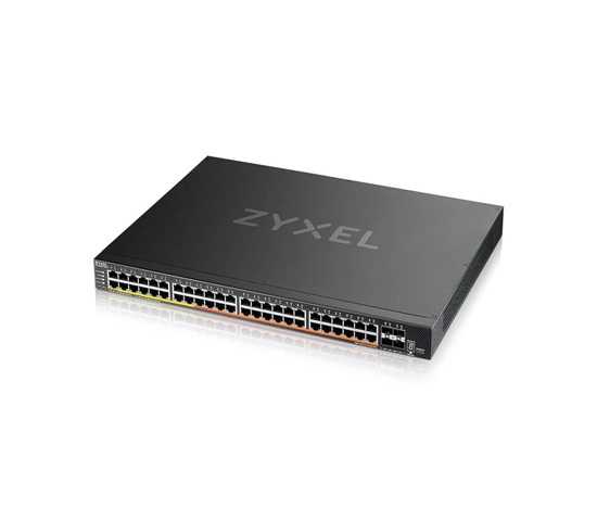 Zyxel XMG2230-52HP, L3 Access Switch,  16x 2.5G, 32x 1G,  AC:960W PoE , DC:2400W PoE, 4 x SFP+ Uplink, incl 1 yr NebulaF