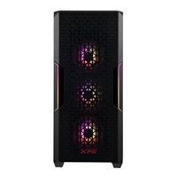 BAZAR - ADATA XPG case STARKER AIR Mid-Tower, bez zdroje, 1x 120mm + 1x 120mm ARGB, Černá, rozbaleno