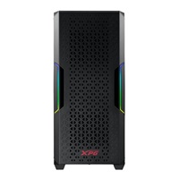 BAZAR - ADATA XPG case STARKER AIR Mid-Tower, bez zdroje, 1x 120mm + 1x 120mm ARGB, Černá, rozbaleno