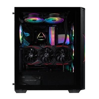 BAZAR - ADATA XPG case STARKER AIR Mid-Tower, bez zdroje, 1x 120mm + 1x 120mm ARGB, Černá, rozbaleno