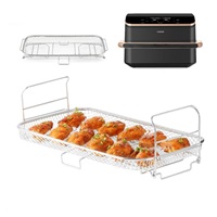 BAZAR - Cosori Pečicí mřížka pro fritézu Twin Fry - Poškozený obal (Komplet)