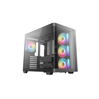 DEEPCOOL Case CG530U 4F, ATX, Průhledná bočnice, 4x120mm ARGB Fan, černá