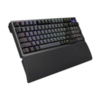 ASUS klávesnice ROG Azoth 96 HE, Mechanická, Bezdrátová, BT, RF 2.4GHz, CZ/SK, černá
