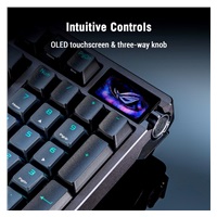 ASUS klávesnice ROG Azoth 96 HE, Mechanická, Bezdrátová, BT, RF 2.4GHz, CZ/SK, černá