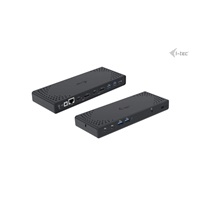 BAZAR - i-tec USB 3.0 / USB-C / Thunderbolt Dual Display Docking Station + PD 100W - Po opravě (Náhradní krabice)