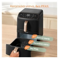 Cosori Turbo Tower Compact horkovzdušná fritéza 8,6 L černá