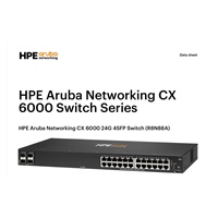 HPE Aruba Networking CX 6000 24G 4SFP Switch