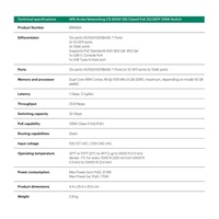 HPE Aruba Networking CX 6000 12G Class4 PoE