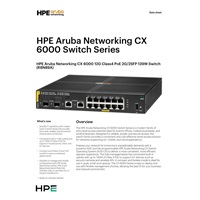 HPE Aruba Networking CX 6000 12G Class4 PoE