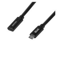 Club3D Prodlužovací kabel USB-C 8K60Hz, 40Gbps, Power Delivery 240W, (M/F), 100cm