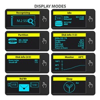 BAZAR - AXAGON EEM2-SD2 USB-C 10Gbps - M.2 NVMe & SATA SSD kovový DISPLAY box, bezšroubkový - Po opravě (Komplet)