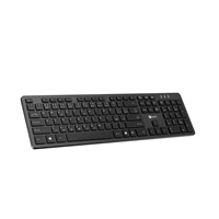 C-TECH Klávesnice KB-115, bezdrátová 2.4Ghz, slim, CZ/SK