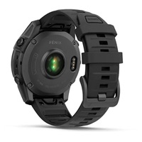 Garmin fenix® E – 47 mm, AMOLED, Slate grey steel / Černý silikonový řemínek, EU