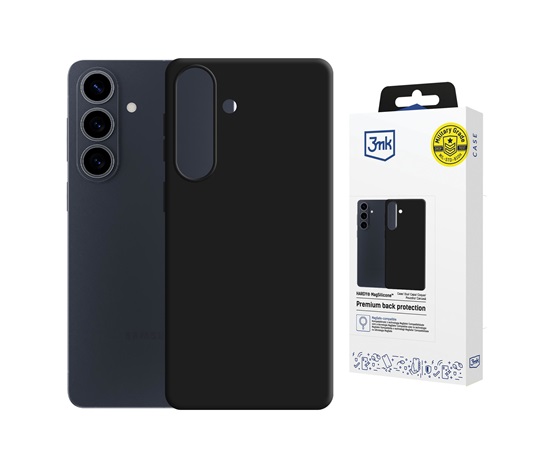 3mk ochranný kryt Hardy MagSilicone Black pro Samsung Galaxy S26