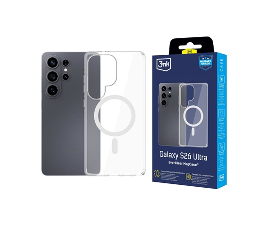 3mk ochranný kryt EverClear MagCase pro Samsung Galaxy S26 Ultra