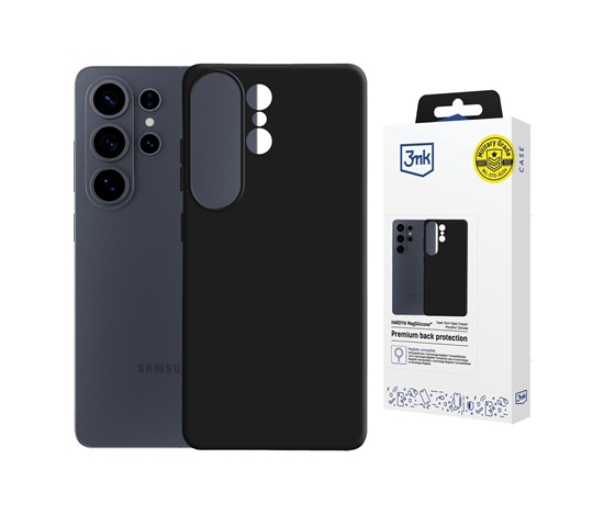 3mk ochranný kryt Hardy MagSilicone Black pro Samsung Galaxy S26 Ultra