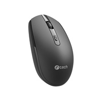 C-TECH Myš WLM-15 Dual mode, bezdrátová, BT5.0 + 2,4GHz, 1600DPI, 6 tlačítek, USB nano receiver, černá